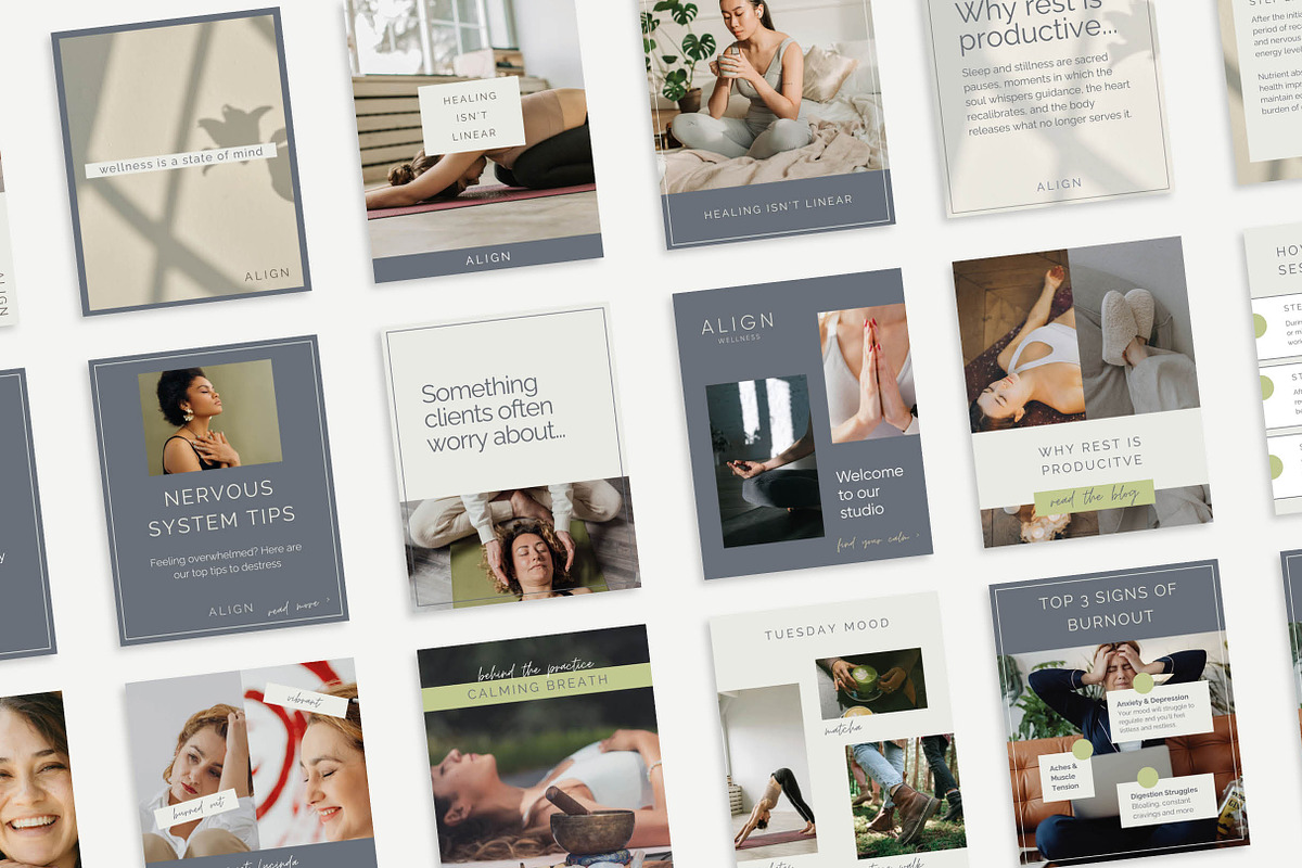 Spiritual Wellness Social Media Kit, a Social Media Template by CreativeWilderness (Photo 2 of 11)