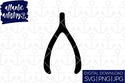 Wishbone SVG for Cricut, Silhouette, an Object Graphic by Atlantic Artistry (Thumbnail 1 of 3)