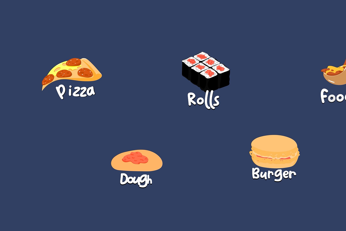 Looped Food Animations And Titles, a Design Template by 2dfx (Photo 2 of 2)