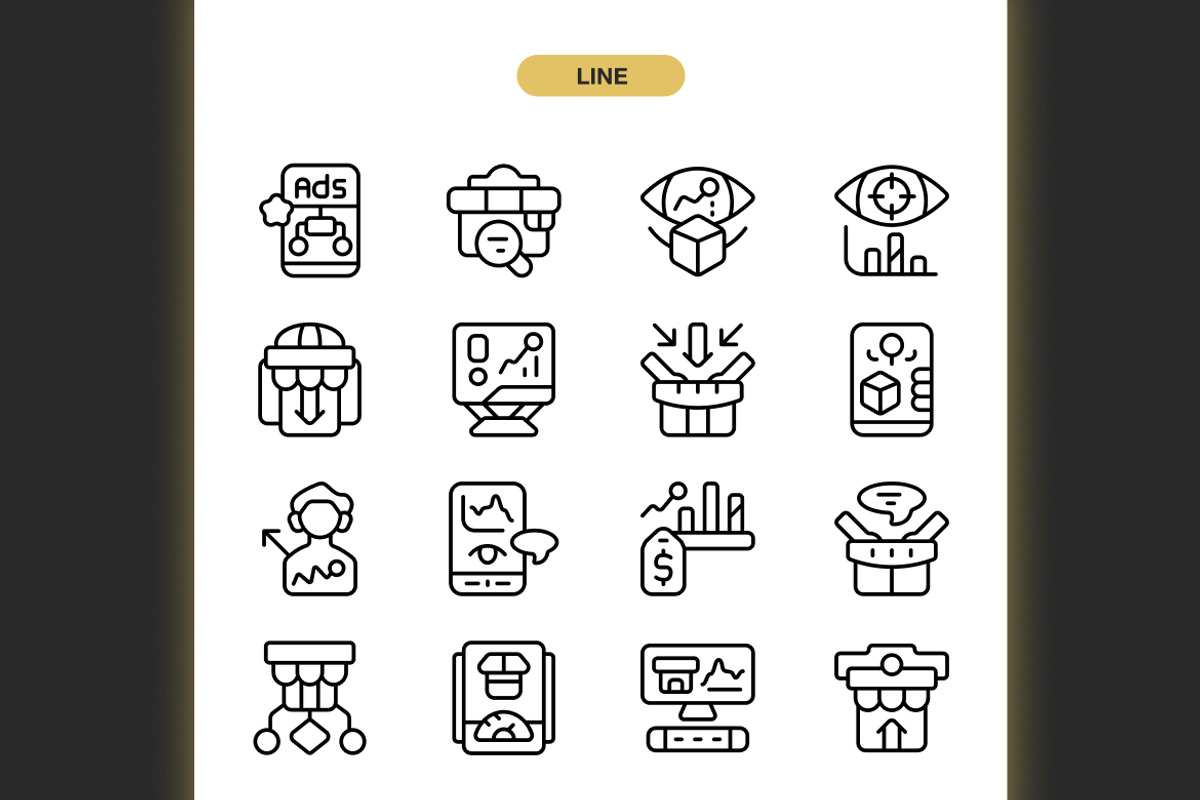 Traffic Market Icons, an Icon by Spacepixel Creative (Photo 2 of 3)
