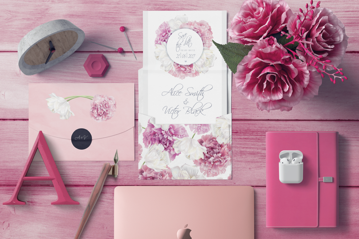 Wedding invitations BUNDLE, an Invitation Template by Purple-Bird (Photo 25 of 28)