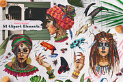 Voodoo Witch Set, an Illustration by Fluffy Unicorn (Thumbnail 8 of 10)