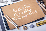 Fine River Hand Drawn Typeface, a Script Font by Magda (Thumbnail 2 of 8)