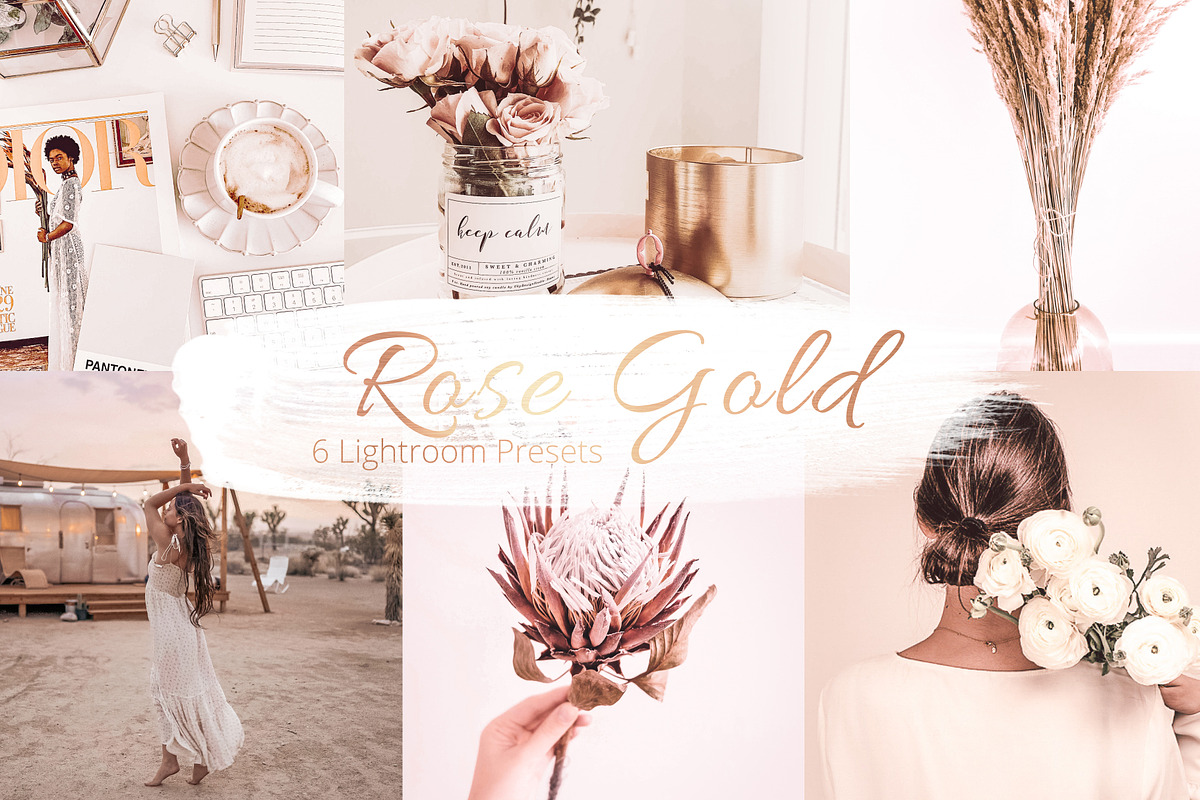 Rose Gold Collection - Lr Presets, a Preset Add-On by Uno Creative Studio (Photo 1 of 4)