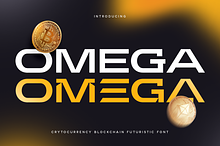 Omega - Futuristic Font