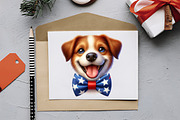 4th of July Cute Dog Sublimation, a Seasonal Illustration by RobertsArt (Thumbnail 3 of 7)