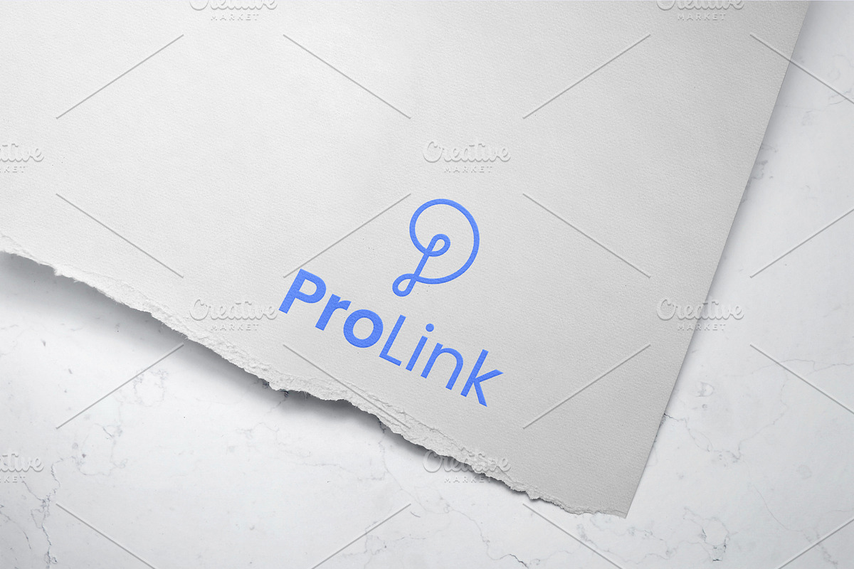 Letter P - Pro Link Logo Template, a Branding & Logo Template by Graplick (Photo 3 of 3)