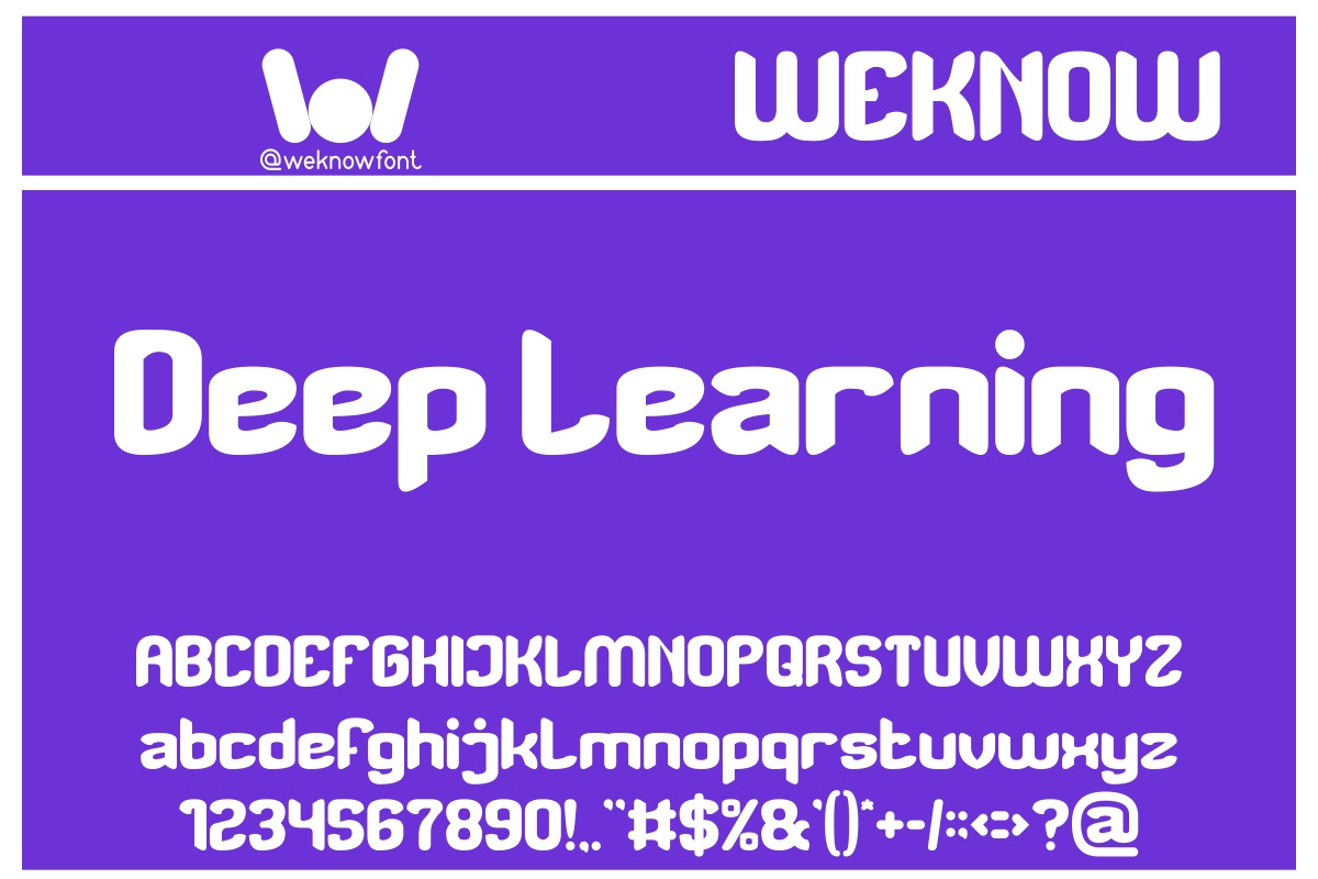 Brainwave font, a Font by weknow (Photo 4 of 8)