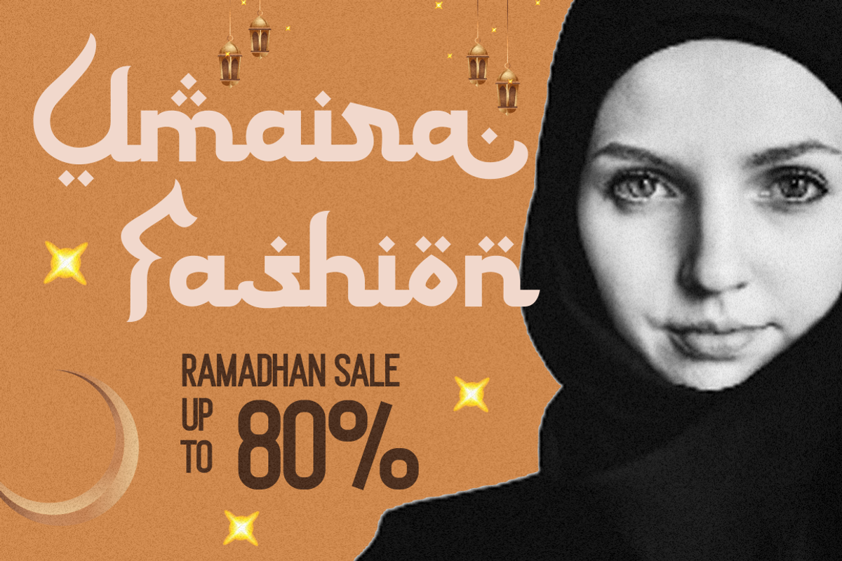 Turban Genie - Arabic Font, a Font by PutraCetol Studio (Photo 4 of 11)