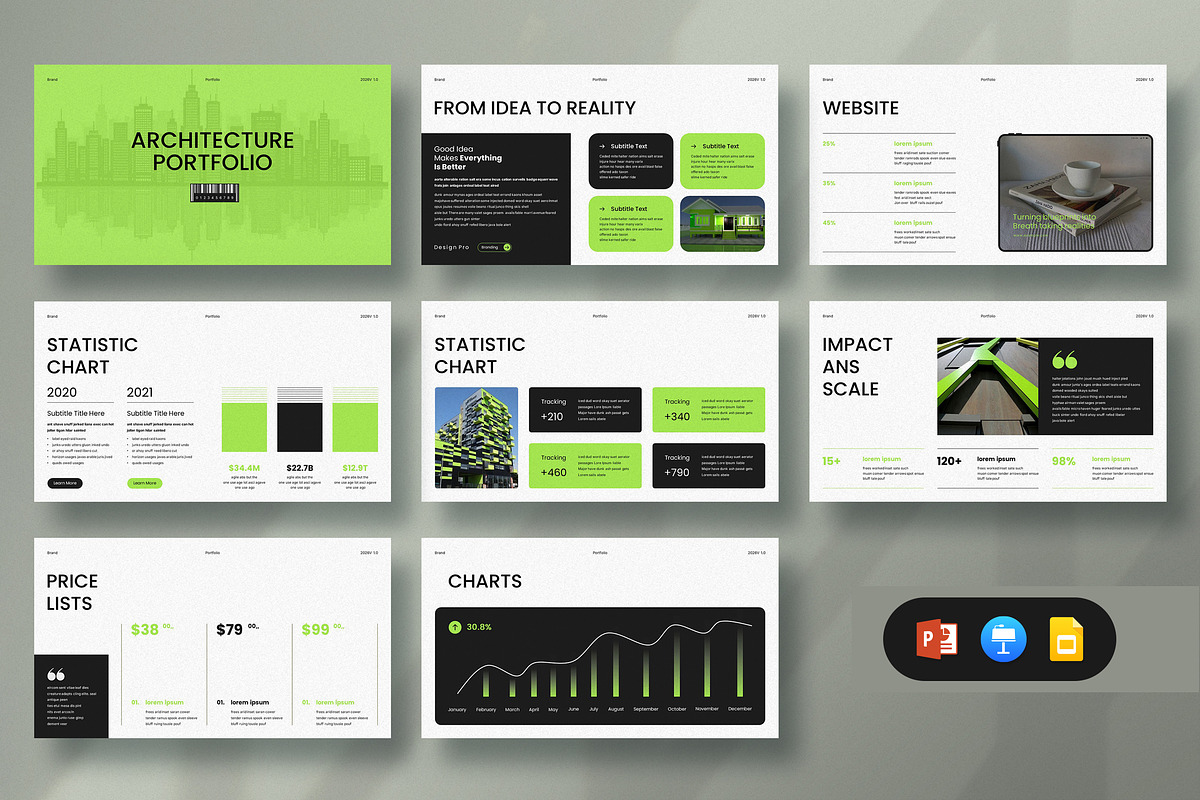 Architecture Portfolio Presentation, a Presentation Template by Pradaxa (Photo 1 of 8)