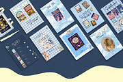 Bookstagram Cottagecore Template, a Social Media Template by PixelBloomClub (Thumbnail 3 of 8)