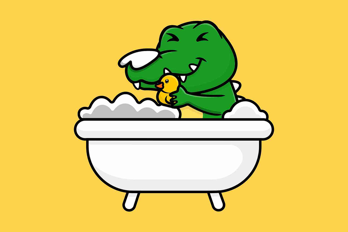 Cute Crocodile Cartoon Vector Icons, an Animal Illustration by Artstorystudio (Photo 4 of 7)