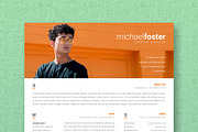 Modern Resume / CV Template, a Resume Template by The Path (Thumbnail 4 of 5)