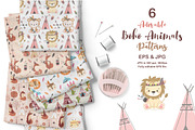 Cute Tribal Seamless Patterns Set, a Pattern Graphic by DrawStudio1988 (Thumbnail 4 of 9)