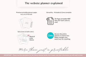 Website Planner And Workbook