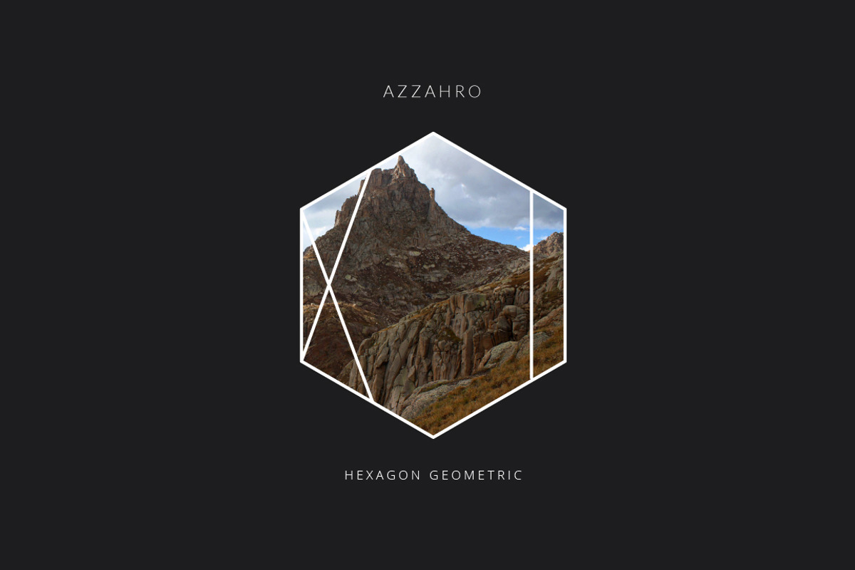 Hexagon Minimalist Geometric Vector, an Illustration by Azruca (Photo 4 of 5)