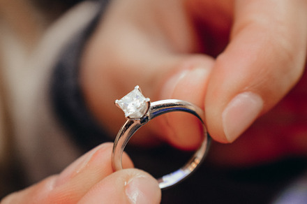 Diamond ring stock photo containing ring and love
