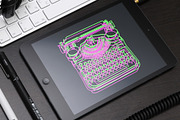 Vintage Typewriters Clipart Pattern, a Graphic by IRSYART (Thumbnail 9 of 11)