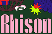 Rhison – Condensed Font, a Sans Serif Font by Craft Supply Co. (Thumbnail 1 of 8)