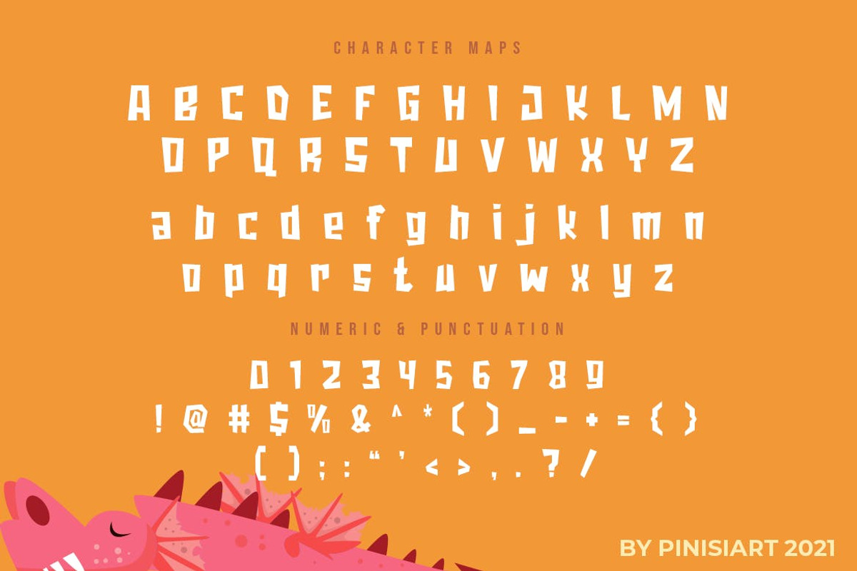 Jagged World – Mythical Cartoon Font, a Sans Serif Font by Pinisi ART (Photo 4 of 10)