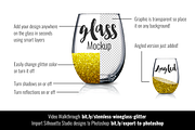 Stemless Wineglass Mockup & Glitter, a Product Mockup by SarahDesign (Thumbnail 2 of 12)