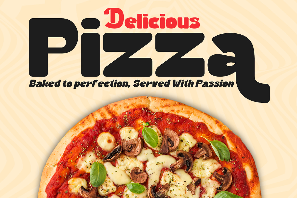 Garnisha - Retro Display Font, a Sans Serif Font by Rishsketch (Photo 3 of 16)
