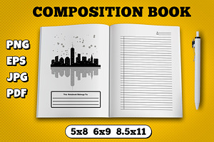 Composition Book Kdp Interior