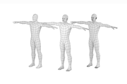 Male Low Poly Base Mesh in T-Pose, a Characters & Person 3D Model by VK Studio (Thumbnail 1 of 11)