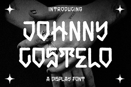 Johnny Castelo Display Font, a Symbol Font by dansdesign