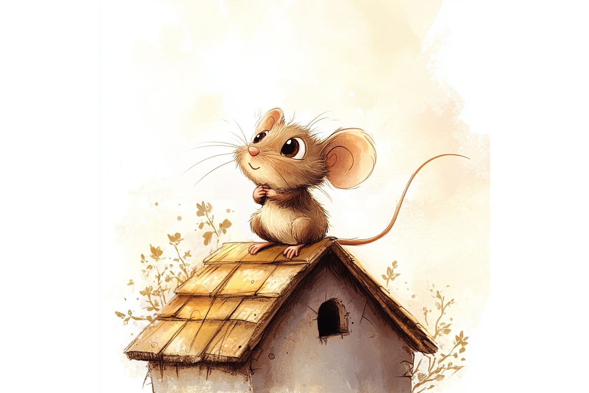 Prompt Mouse House Clipart, a Decorative Illustration by Creative design (Photo 7 of 7)