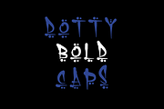 DOTTY BOLD CAPS, a Handwritten Font by Beau Hopps Design (Thumbnail 4 of 9)