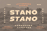Stano Sans - Vintage Display, a Sans Serif Font by Letterhend Studio (Thumbnail 1 of 9)