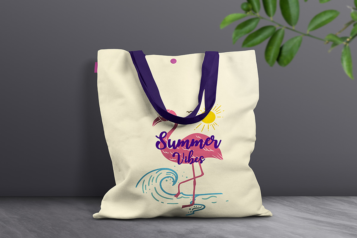 Trendy Summer Vibes Artwork Flamingo, a Graphic by HyeRi (Photo 3 of 3)