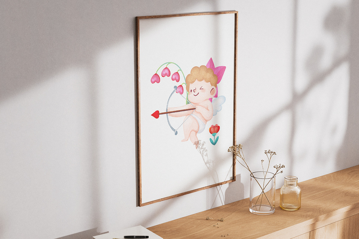 Enchanted Love Garden – Watercolor, a Seasonal Illustration by CreativeValuation (Photo 10 of 12)