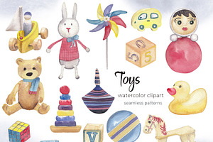 Classic toys - watercolor set