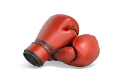 Red Leather Boxing Gloves 3D Model, an Object 3D Model by rebrandy (Thumbnail 3 of 9)