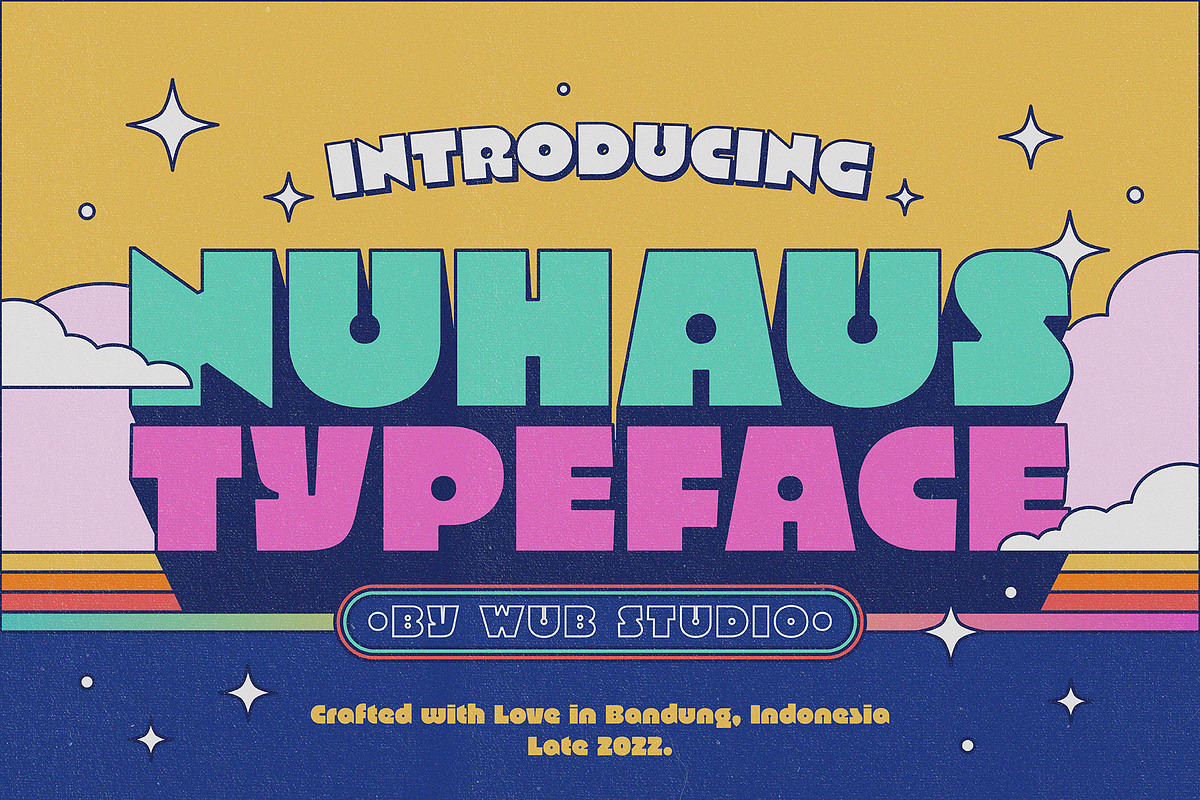Nuhaus Typeface - Intro Sale 50% Off, a Sans Serif Font by wubstudio (Photo 1 of 15)