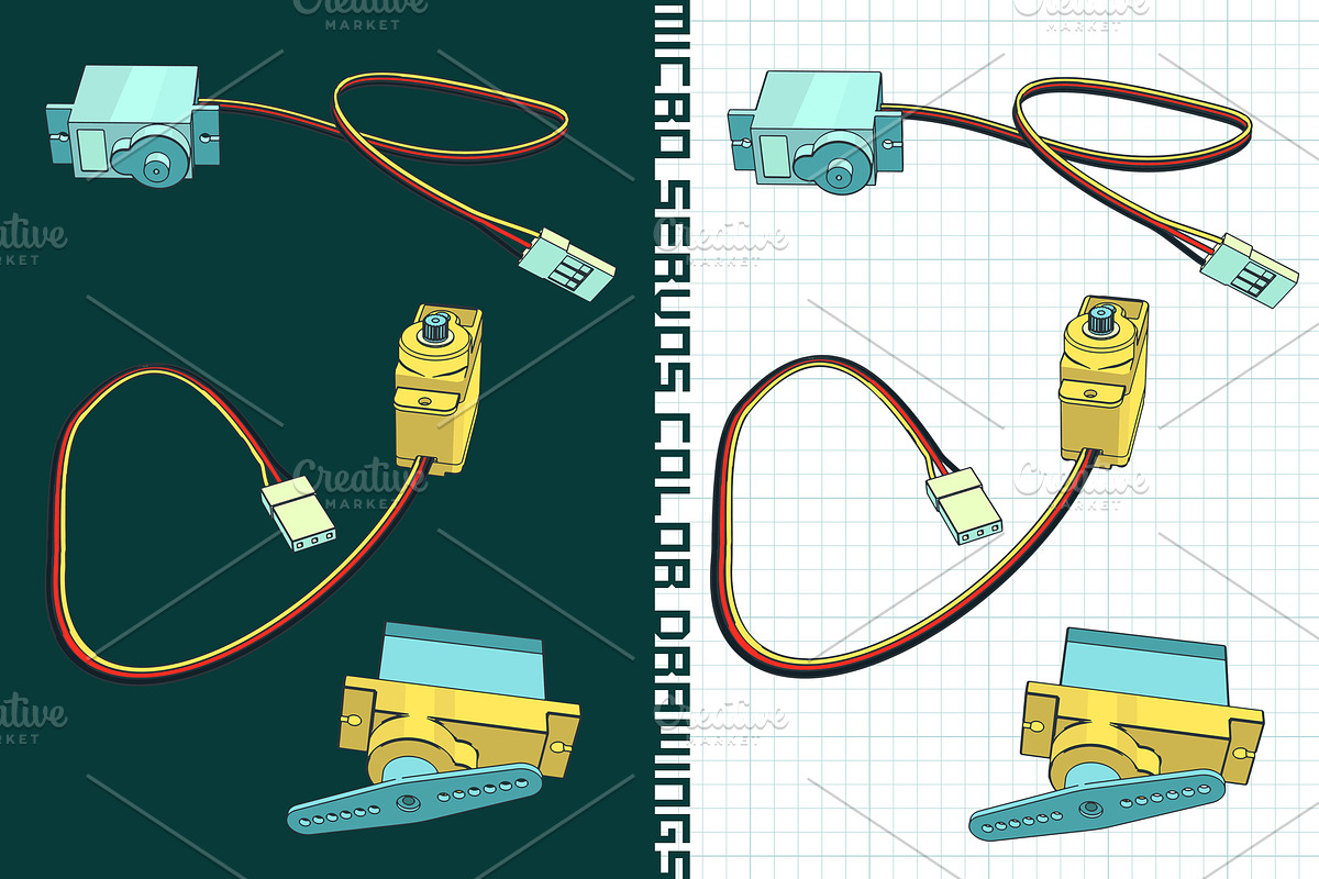 Electronics Illustrations Set, an Education Illustration by Blacklight (Photo 6 of 10)