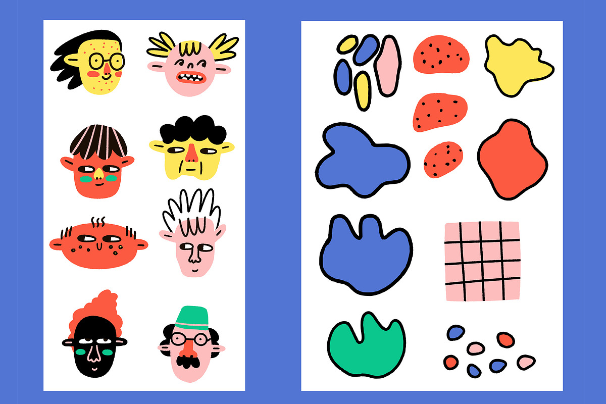 bizarre crazy medical stickers, a Graphic by okchizh (Photo 3 of 7)