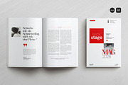 Back Stage Magazine Template, a Magazine Template by Creatiya Type (Thumbnail 1 of 10)