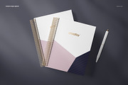 Coil Binding Planner Mockup Set, a Stationery Template by creatsy5 (Thumbnail 6 of 13)