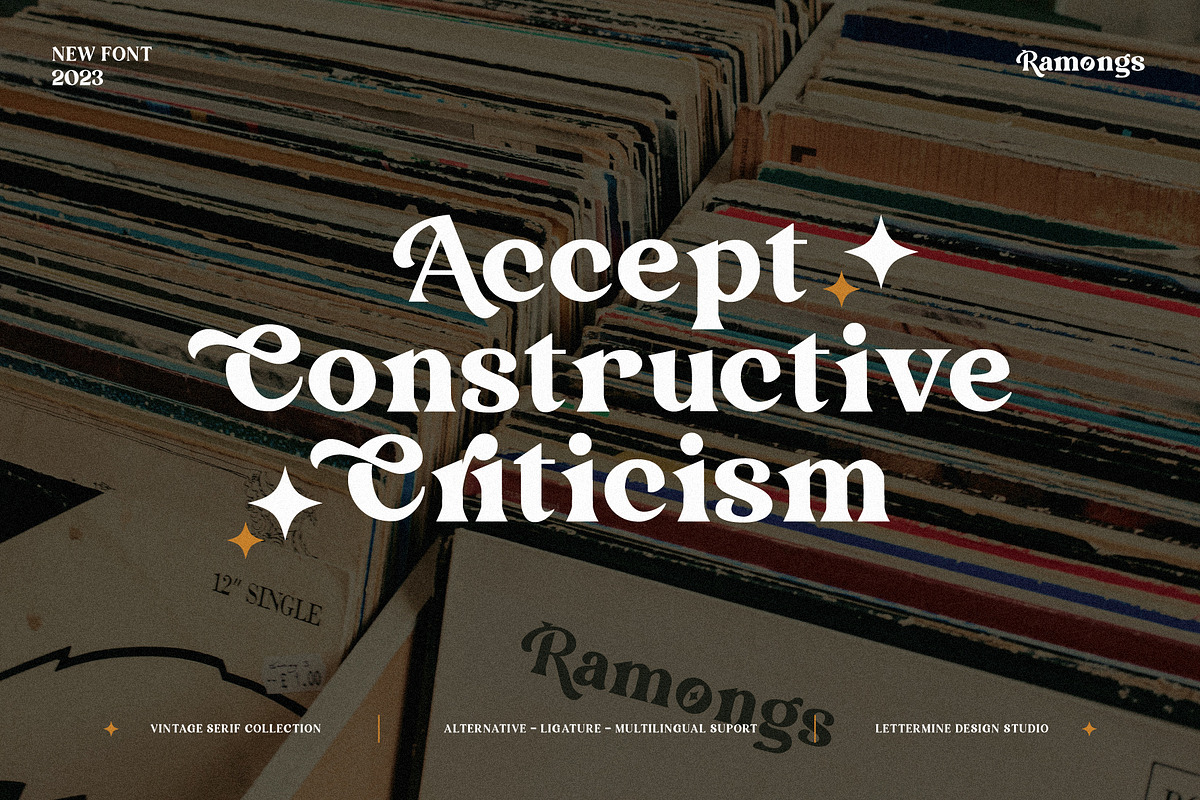 Ramongs - Vintage Serif Font, a Serif Font by Lettermine (Photo 5 of 10)