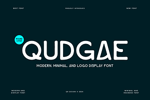 Qudgae - Round & Logo Font