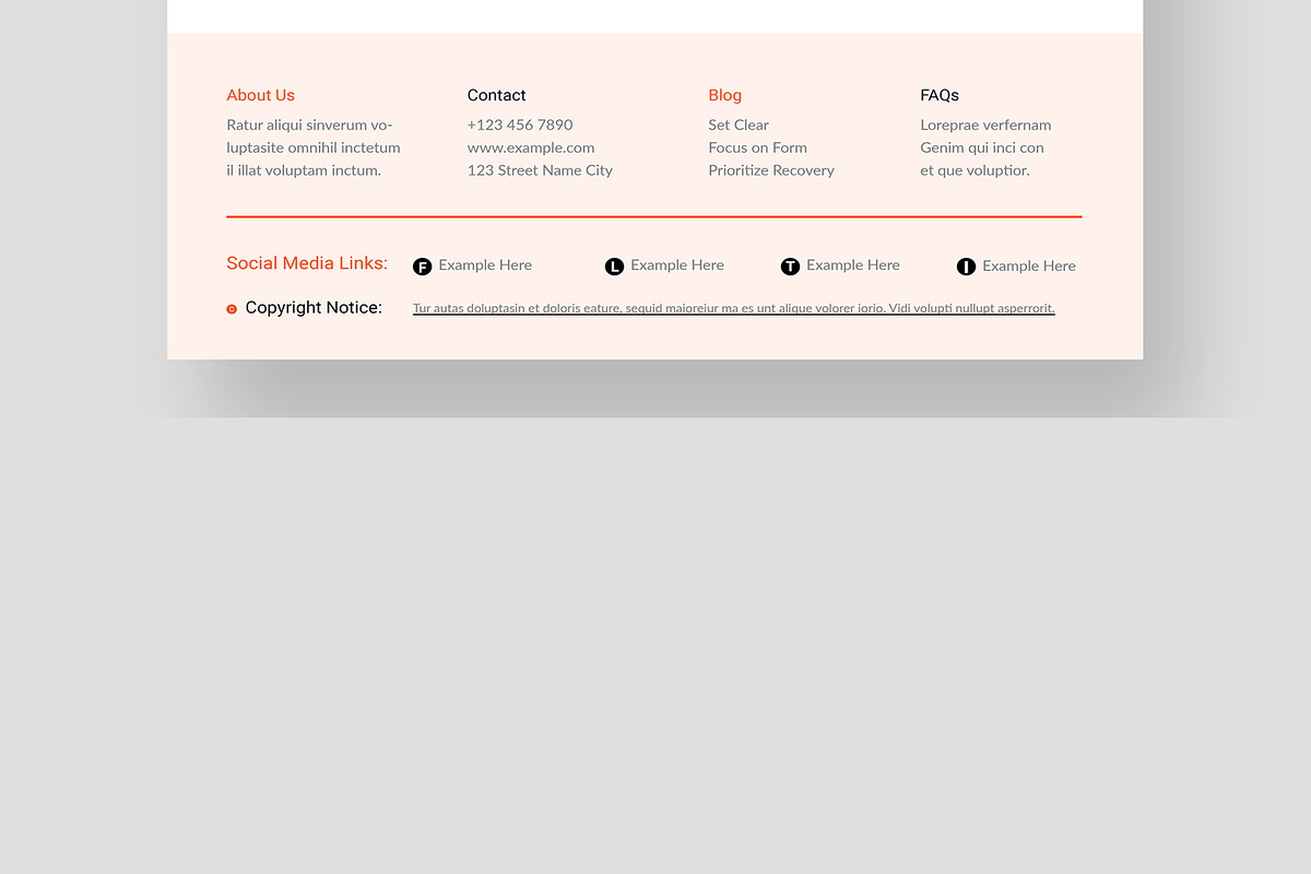 Fitness Landing Page, an UI Kit Template by CreativeShaper (Photo 6 of 6)