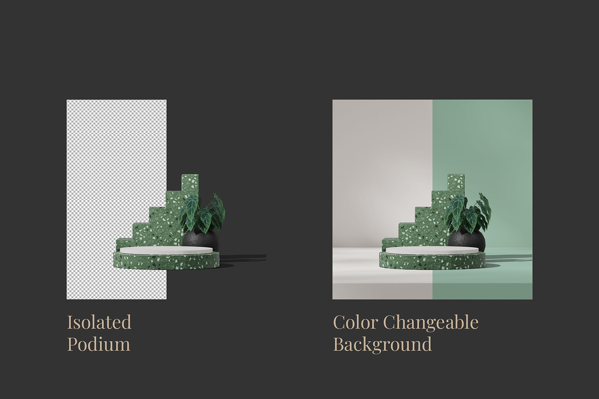 5 Podium with Transparent Background, a Background Graphic by faustudio (Photo 2 of 7)