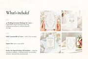 Wedding Invitation Canva Mockups, an Advertising Mockup by Matisse Studio (Thumbnail 3 of 9)