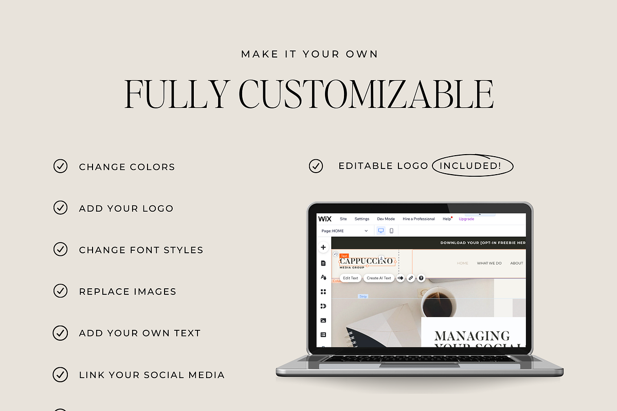 Wix Website Template for Services, a Wix Template by Ton Rêve Design Studio (Photo 7 of 9)
