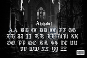 BONES Blackletters Gothic Display, a Blackletter Font by dansdesign (Thumbnail 2 of 8)