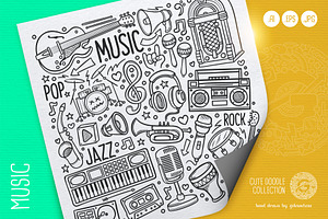 Music Doodles Vector