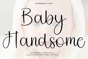 Baby Handsome, a Handwritten Font by InermediaSTUDIO (Thumbnail 1 of 8)